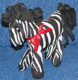 Zebra de pano  Senhorita Z